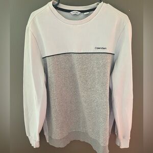 Calvin Klein Women's Two-Tone Crew Neck Sweater